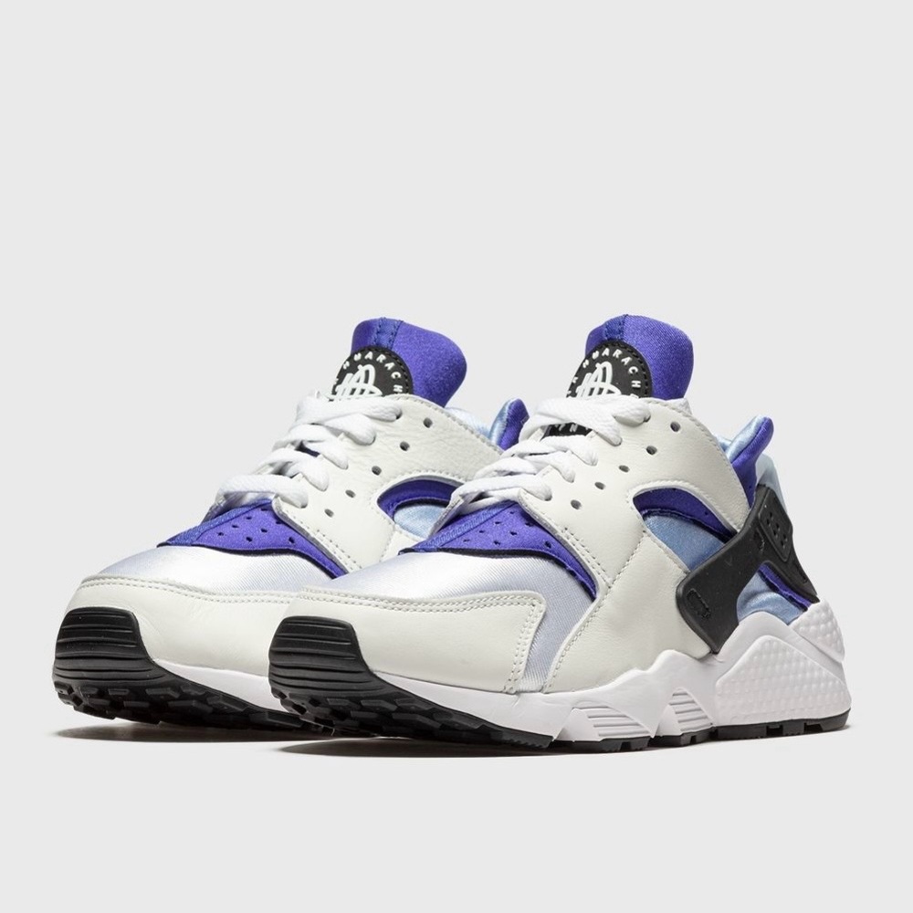 Nike Air Huarache White Lapis Deep Royal‎ Blue Black Sneakers